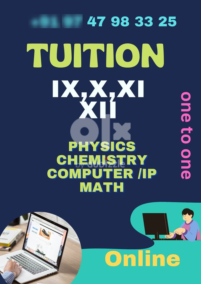 MATH TUITION  8,9, 10,11 ,12 CBSE ( 1-2-1) WhatsApp :+91 9747983325 1