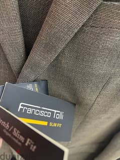 FRANCISCO TOLLI SLIM DARK GREY SUIT