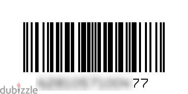 بكر باركود ستيكر حرارى barcode label مقاسات متعددة 6