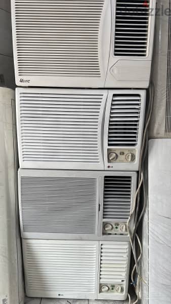 Good conditions  used split and window Ac for selling 16