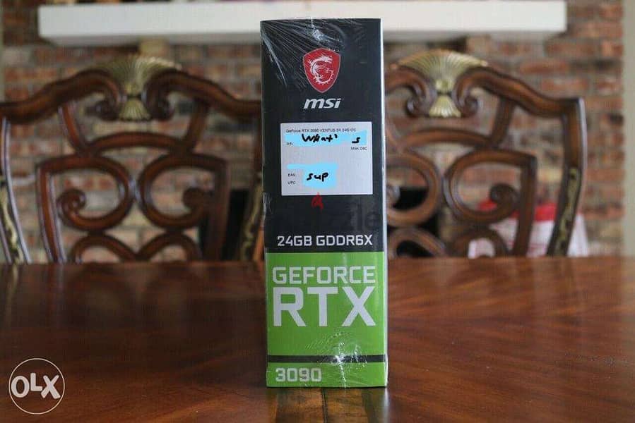 NEW !!SEALED MSI GeForce RTX 3090 Ventus 3X OC 24GB 3