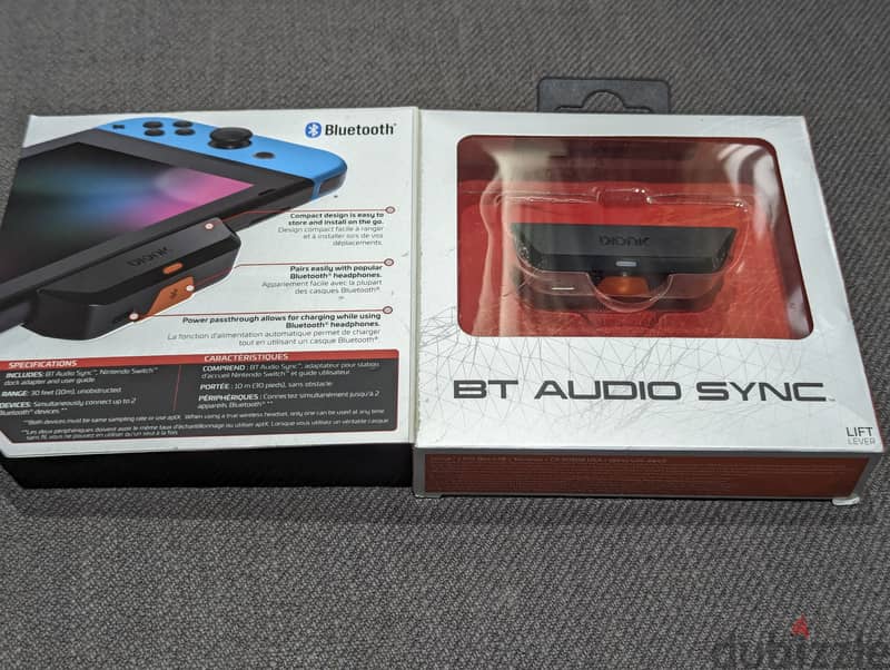 Bionik bt audio sync - adaptateur bluetooth sans fil avec port de