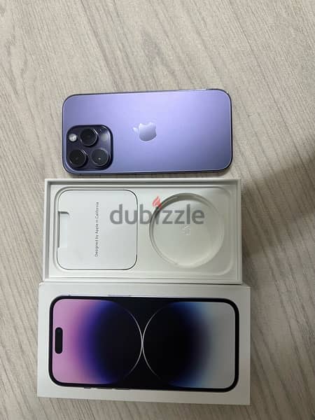 Apple iPhone 14 Pro 256 GB, Deep Purple, 1 Yr Warranty with Bill