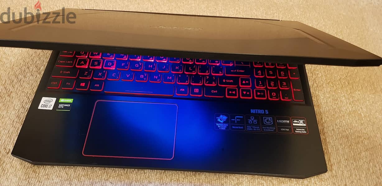 Gaming Laptop - Acer Nitro- Intel Core i7- Ram 16GB- قيمنق لابتوب أيسر 4