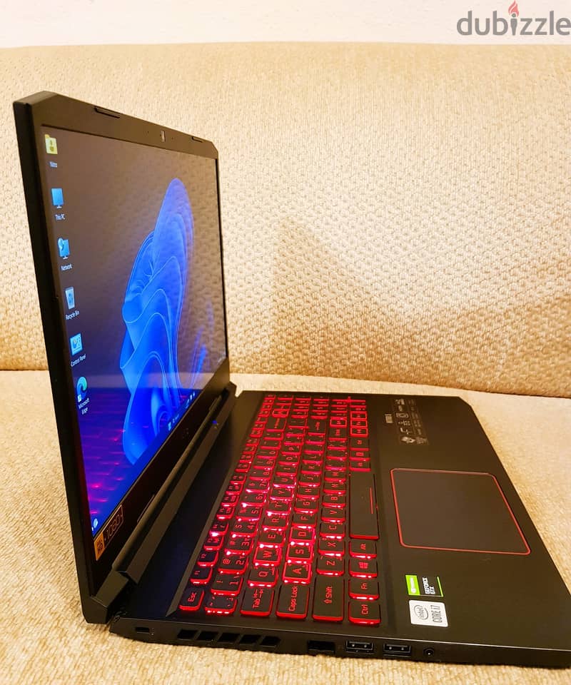 Gaming Laptop - Acer Nitro- Intel Core i7- Ram 16GB- قيمنق لابتوب أيسر 8