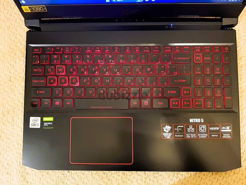 Gaming Laptop - Acer Nitro- Intel Core i7- Ram 16GB- قيمنق لابتوب أيسر 11