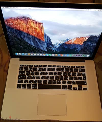 Retina Mac Book Pro-Intel Core i7 Pro-  8GB+ SSD 256-ريتينا ماك كور i7