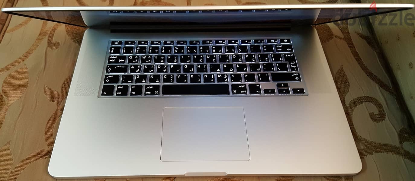 Retina Mac Book Pro-Intel Core i7 Pro-  8GB+ SSD 256-ريتينا ماك كور i7 8