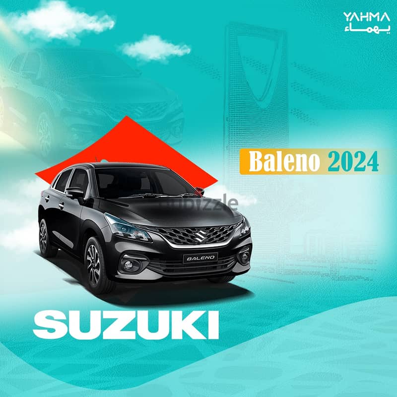 Suzuki Baleno 2024 for rent - Free delivery for monthly rent 0