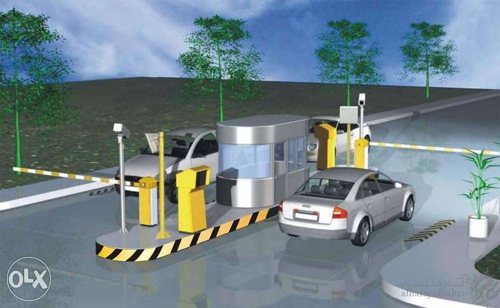 بوابات التحكم فى دخول وخروج السيارات 1