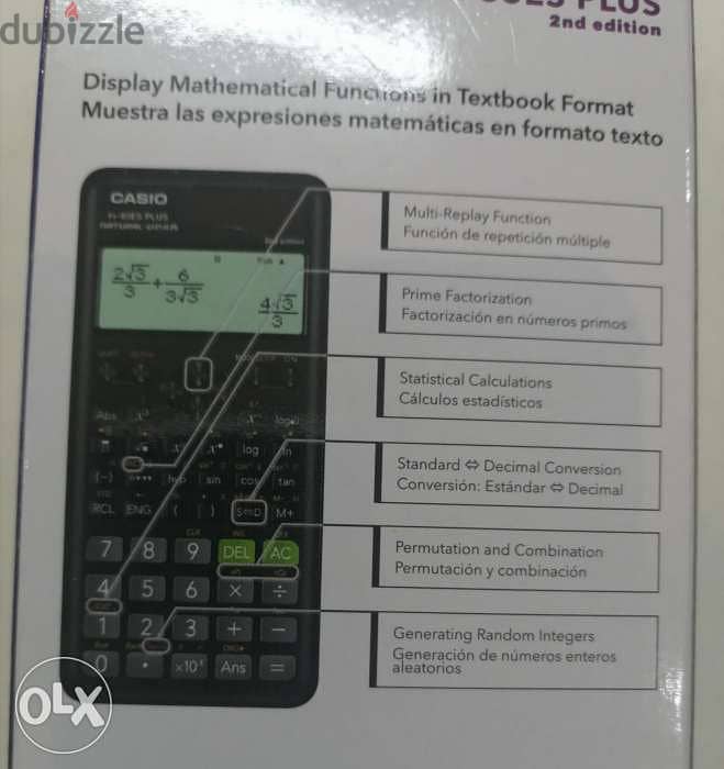 Casio scientific calculator 2