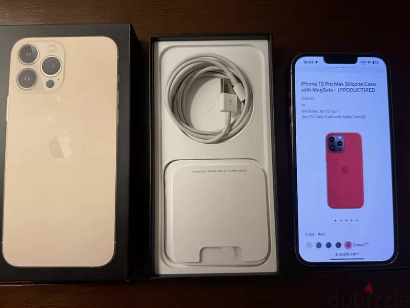 Apple iPhone 13 Pro Max 256GB Silver WhatsApp Chat : +16266453424 2