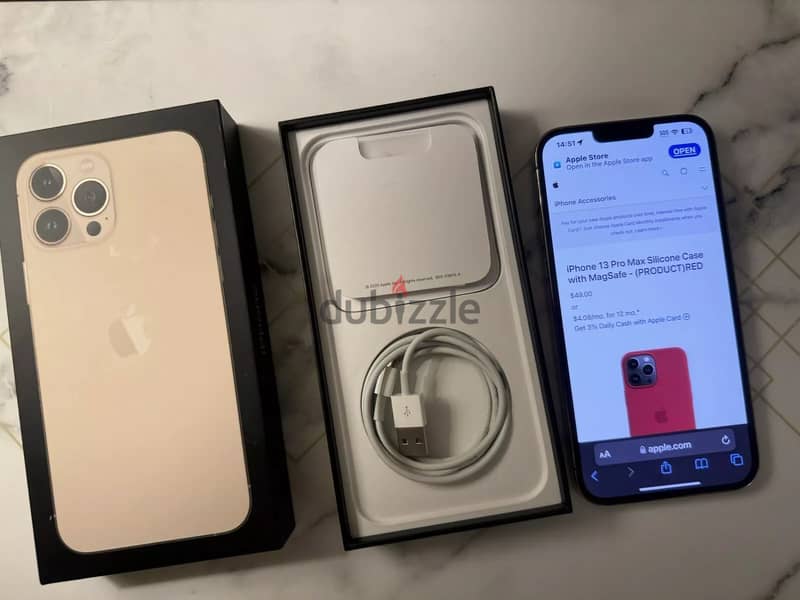 Apple iPhone 13 Pro Max 256GB Silver WhatsApp Chat : +16266453424 0