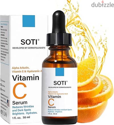 Vitamin C Face Serum 20%, Hyaluronic Acid, Alpha Arbutin and Vitamin