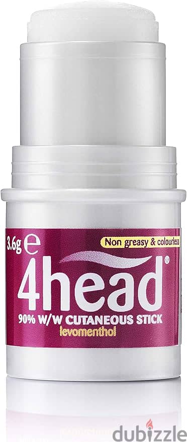 4 Head Levomenthol Stick for Headache Relief, 3.6 g 1