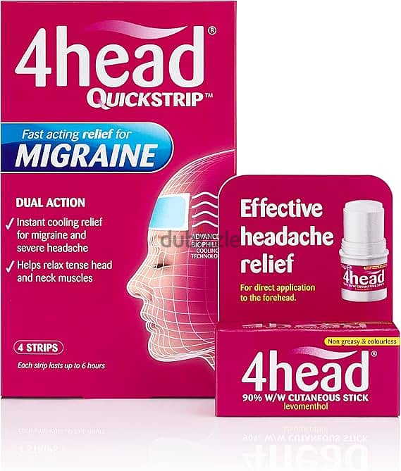 4 Head Levomenthol Stick for Headache Relief, 3.6 g 5