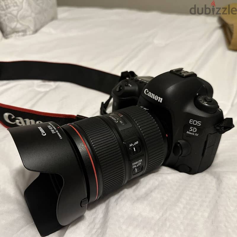 Canon - E O S 5D Mark IV 24 - 105 mm f/4L IS II USM Lens 1450 1