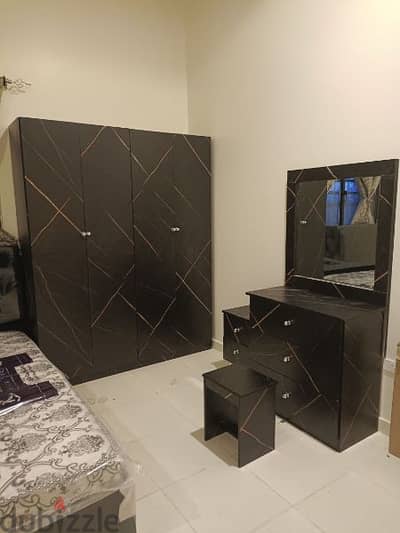 Beautiful designs of complete bedroom set in black color