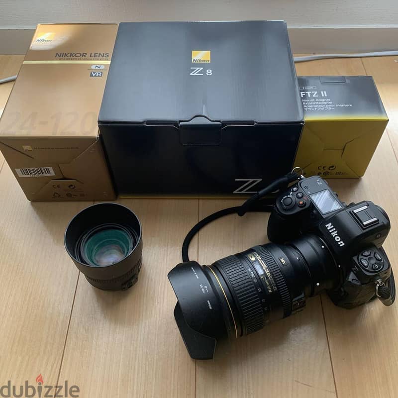 Nikon - Z 8 8K Mirrorless Body w/ NIKKOR Z 24-120mm f/4 S lens 0