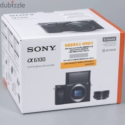 SONY ALPHA A 6100 MIRRORLESS 16-50MM LENS