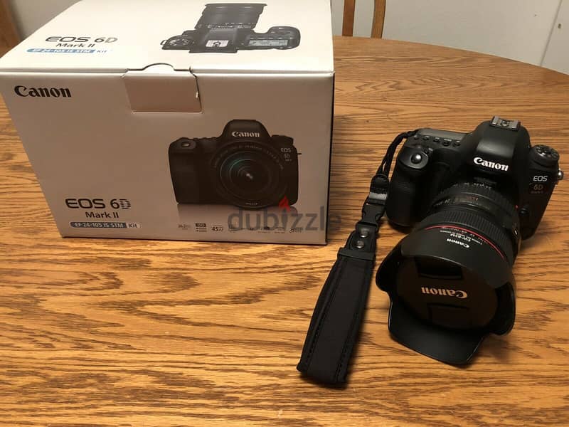 Canon E O S 6 D Mark II & 24-105mm f/4L II USM Lens+ 64GB Pro Kit 0