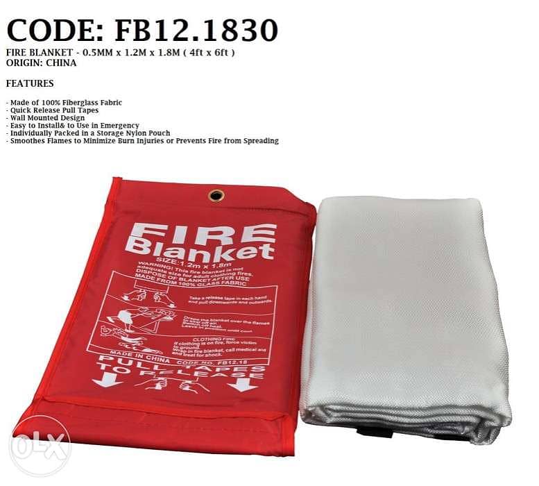 Fire Blanket - Fiberglass Fire Blanket 2