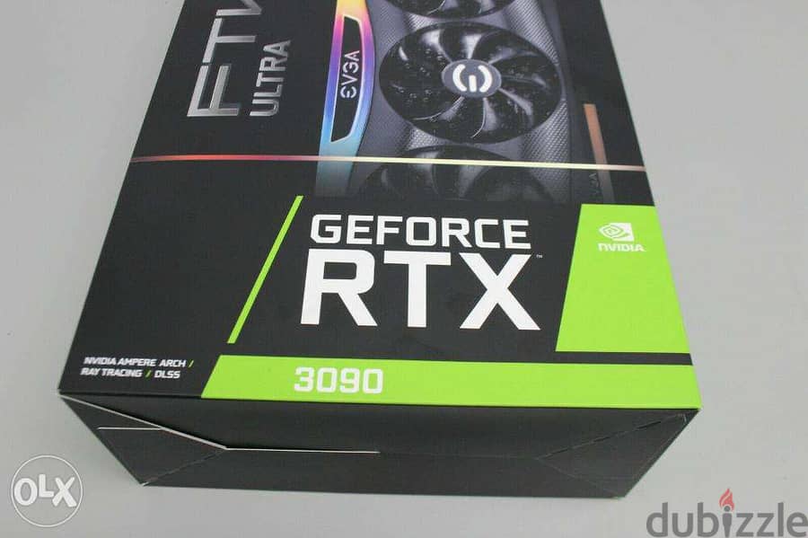 SEALED EVGA NVIDIA GeForce RTX 3090 24GB FTW3 Ultra GDDR6X 1