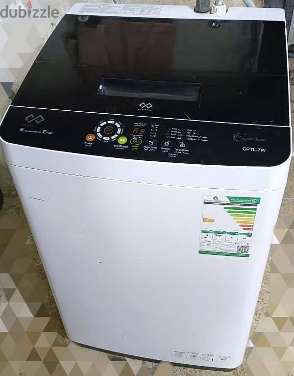 Classpro 7KG Automatic Washing Machine - Like New, 100x Fast Wash, 1