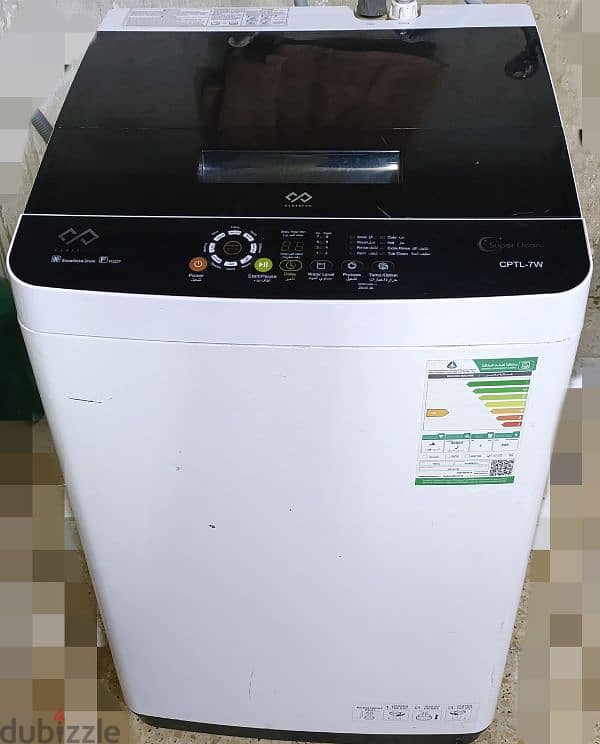 Classpro 7KG Automatic Washing Machine - Like New, 100x Fast Wash, 3