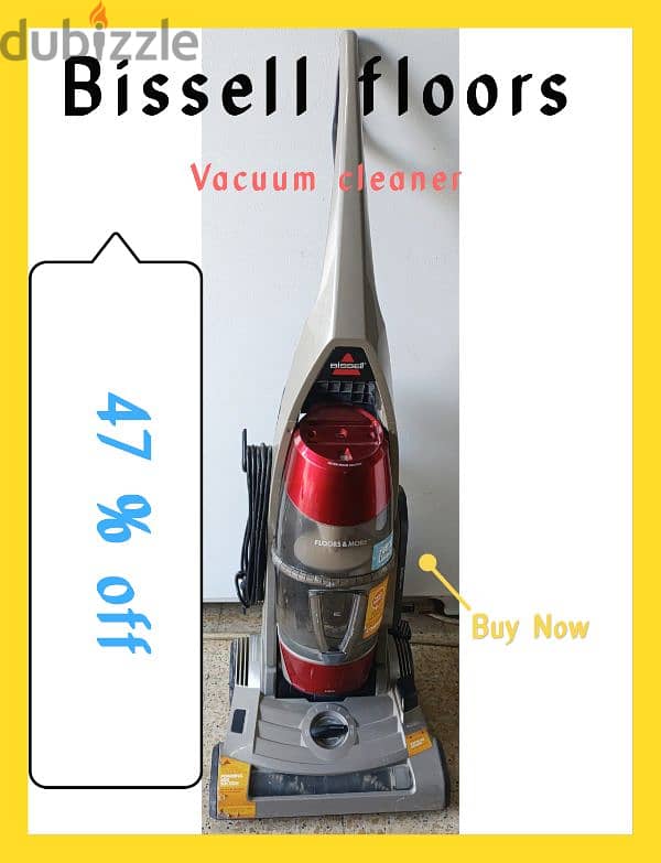 Bissell Floors Vacuum Cleaner – Powerful Suction for Home Cleaning 0