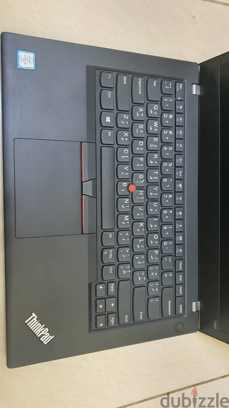 Lenovo ThinkPad T480,i5 8th Gen,Ram:8 GB+Storage:256 Gb SSD 5