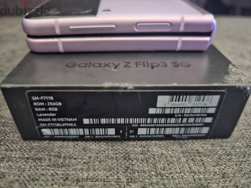 Samsung Galaxy Z Flip3 (5G) 256GB Lavender 7