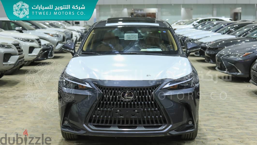 لكزس ان اكس 350 أي اتش 2024 رمادي هايبرد/هجين 0