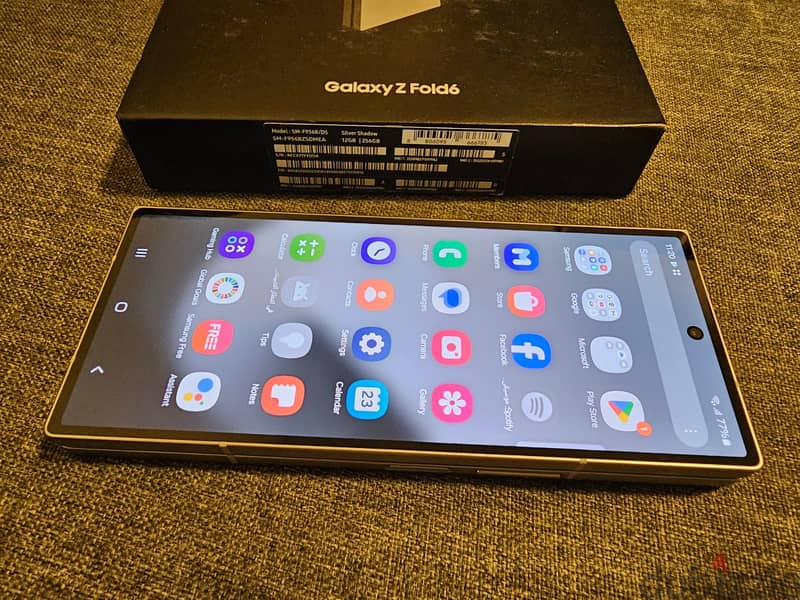 Samsung Galaxy Fold6 Silver Shadow 2