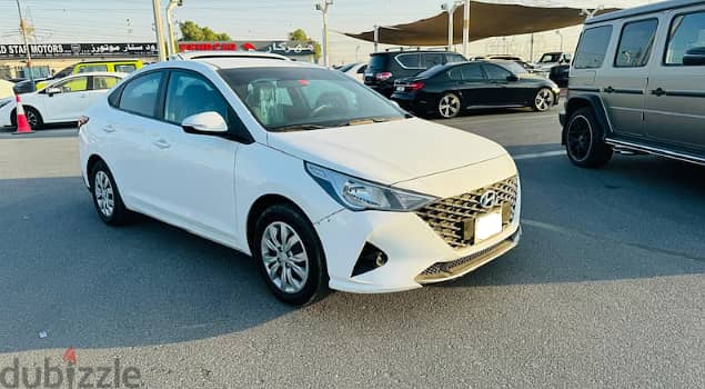 Used Hyundai Accent 2022 GCC Specs - هيونداي اكسنت 2022 مستعملة مواصفا 0