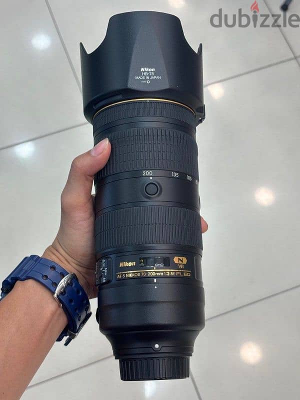 Lens NIKON 70-200mm F/2.8E FL ED VR Nano Crystal 10