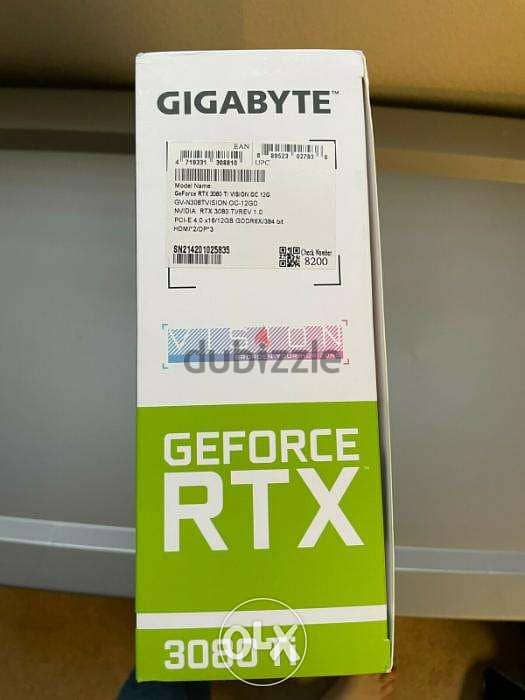 NEW GIGABYTE GeForce RTX 3080 Ti Vision 2