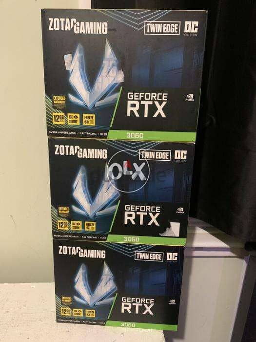 NEW ZOTAC Gaming GeForce RTX 3060 1