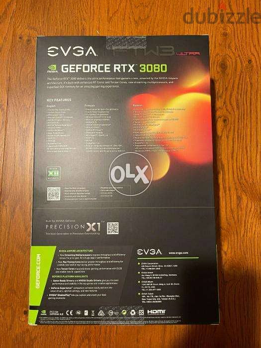 NEW NON-LHR EVGA GeForce RTX 3080 FTW3 Ultra 1