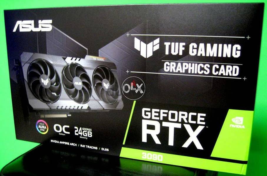 NEW ASUS TUF Gaming GeForce RTX 3090 OC Edition 24GB 0