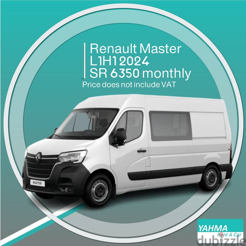 Renault Master 2024 for rent (Business sector) 0