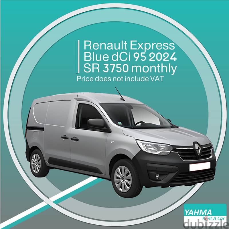 Renault Express Blue dCi 95 2024 for rent (Business sector) 0