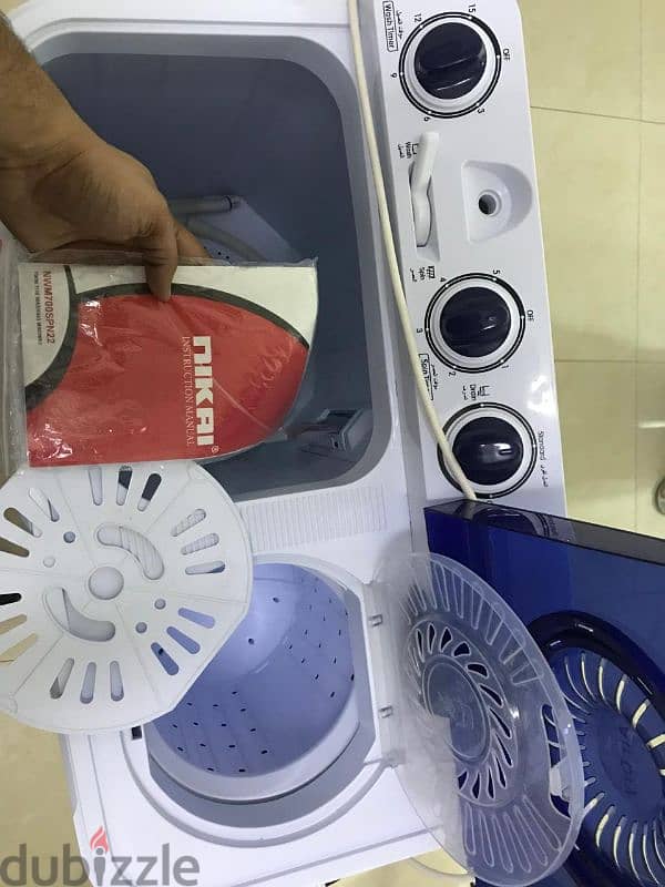 NIKAI Washing Machine 5 kg Semi Auto 2