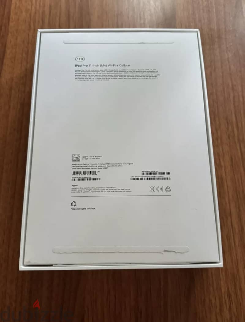 Apple iPad Pro 11” M4, 1TB, 7th Generation 4