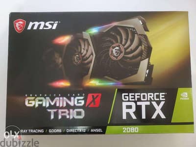 BRAND NEW MSI NVIDIA GeForce RTX 2080 GAMING X TRIO 8GB