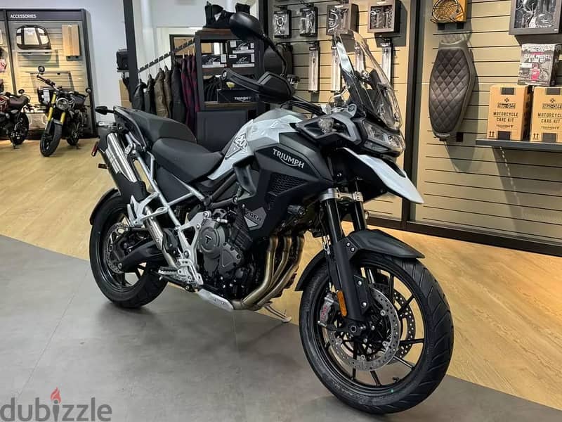 New 2023 Triumph Tiger 1200 GT Pro Snowdonia White  (+974366574363) 1