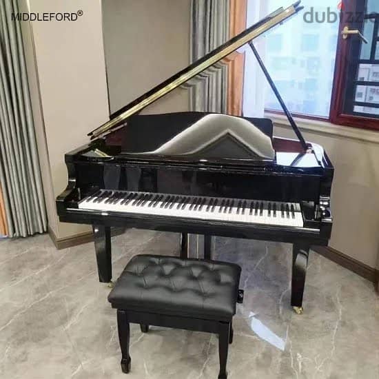 88 keys Grand piano/Black polished acoustic silent piano(SGP-152) 2