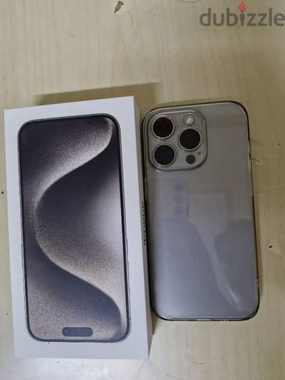 iPhone 15pro Natural Titanium 256gb