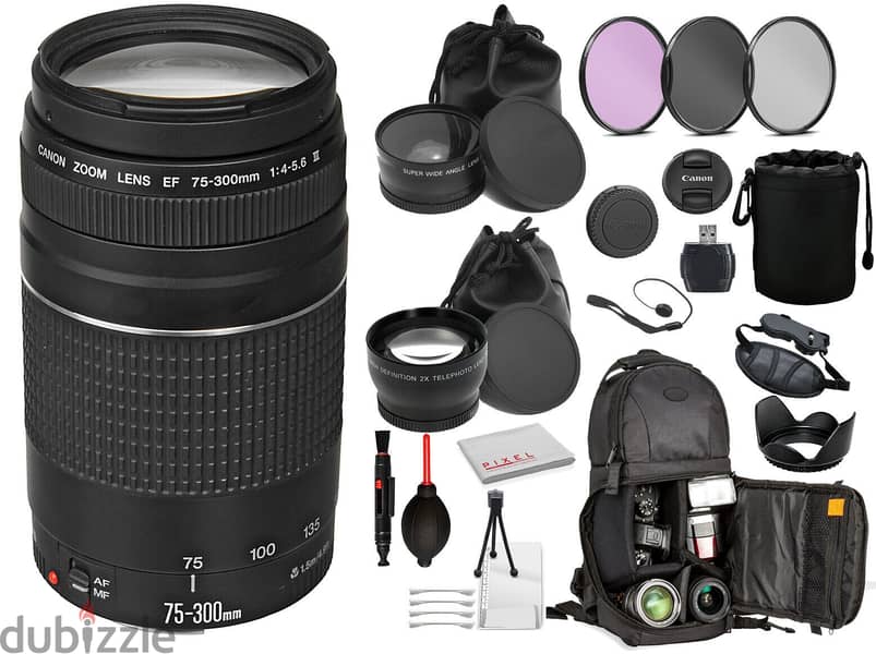 CANON EF 75-300MM F/4-5.6 III USM LENS 0