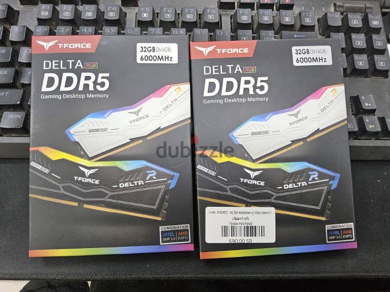 رام تيم فورس ٦٤ جيجا ٤ ×١٦ ddr5 6000mhz 0